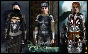 ePic Character Generator - Season #2: Female Warrior 1